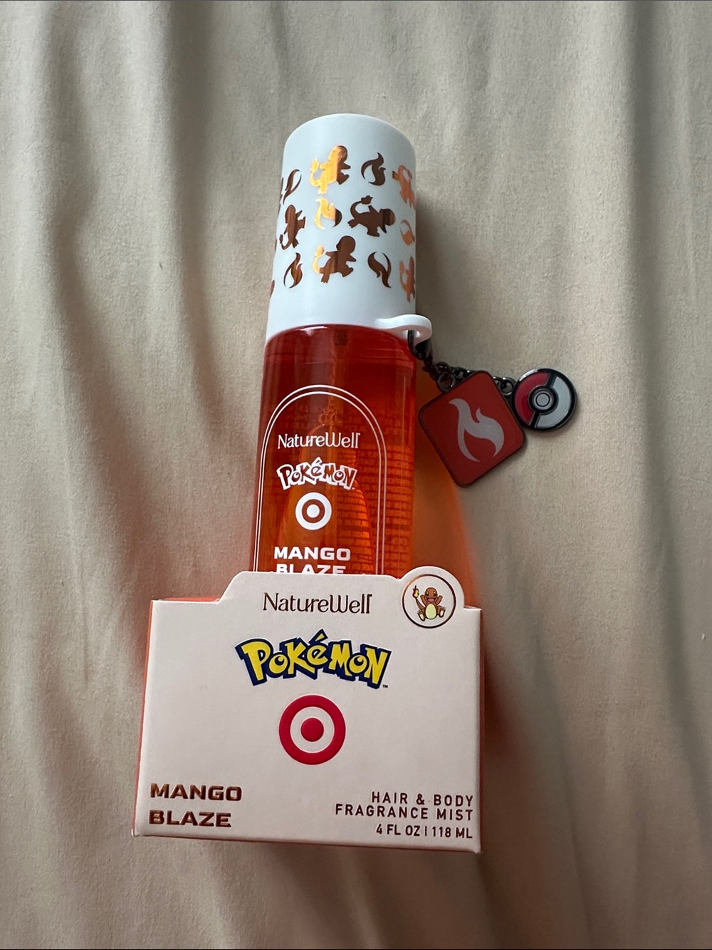 NatureWell Pokémon x Target Mango Blaze Hair & Body Mist - Charmander